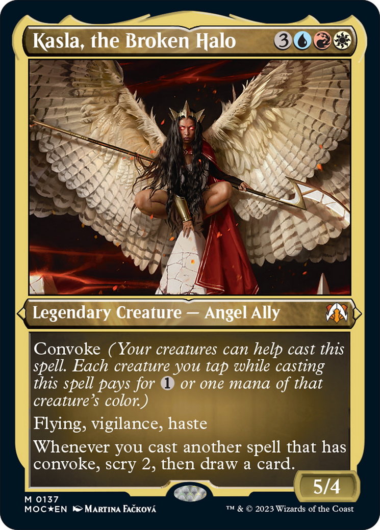 Kasla, the Broken Halo (Display Commander) [March of the Machine Commander] | Card Merchant Takapuna