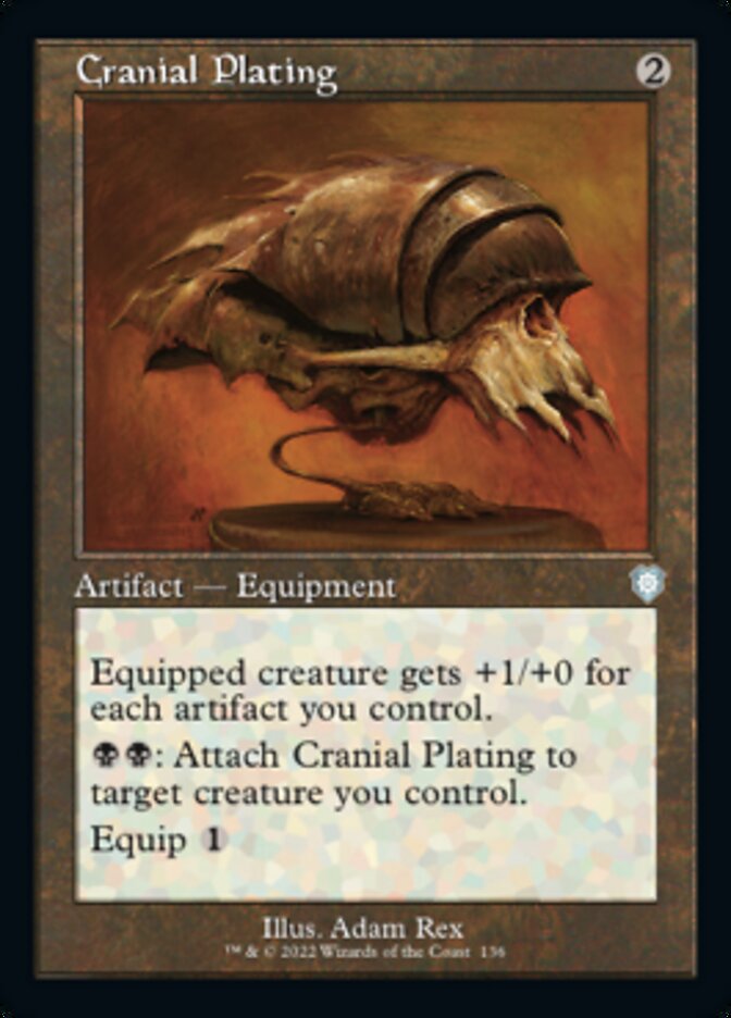 Cranial Plating (Retro) [The Brothers' War Commander] | Card Merchant Takapuna