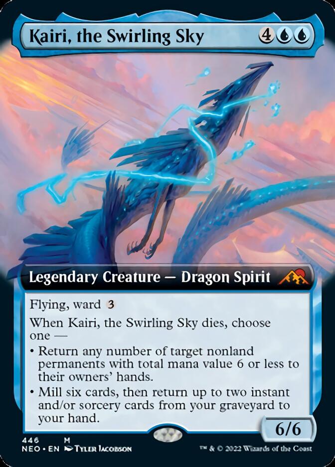 Kairi, the Swirling Sky (Extended Art) [Kamigawa: Neon Dynasty] | Card Merchant Takapuna