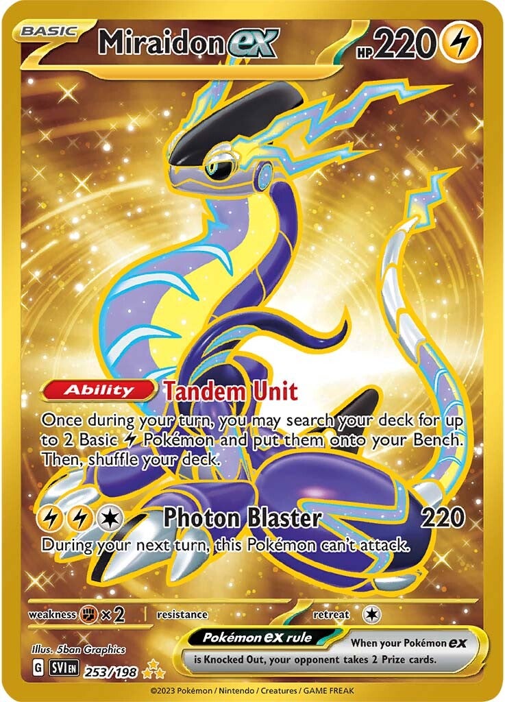 Miraidon ex (253/198) [Scarlet & Violet: Base Set] | Card Merchant Takapuna