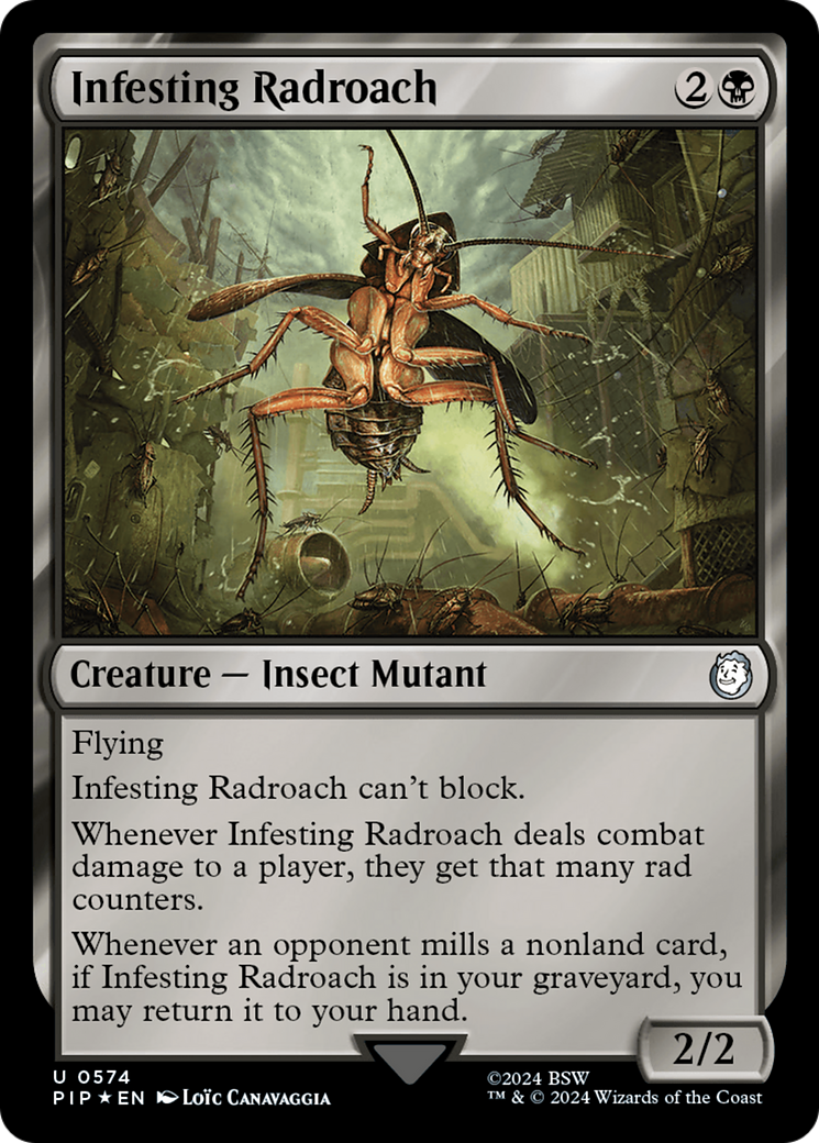 Infesting Radroach (Surge Foil) [Fallout] | Card Merchant Takapuna