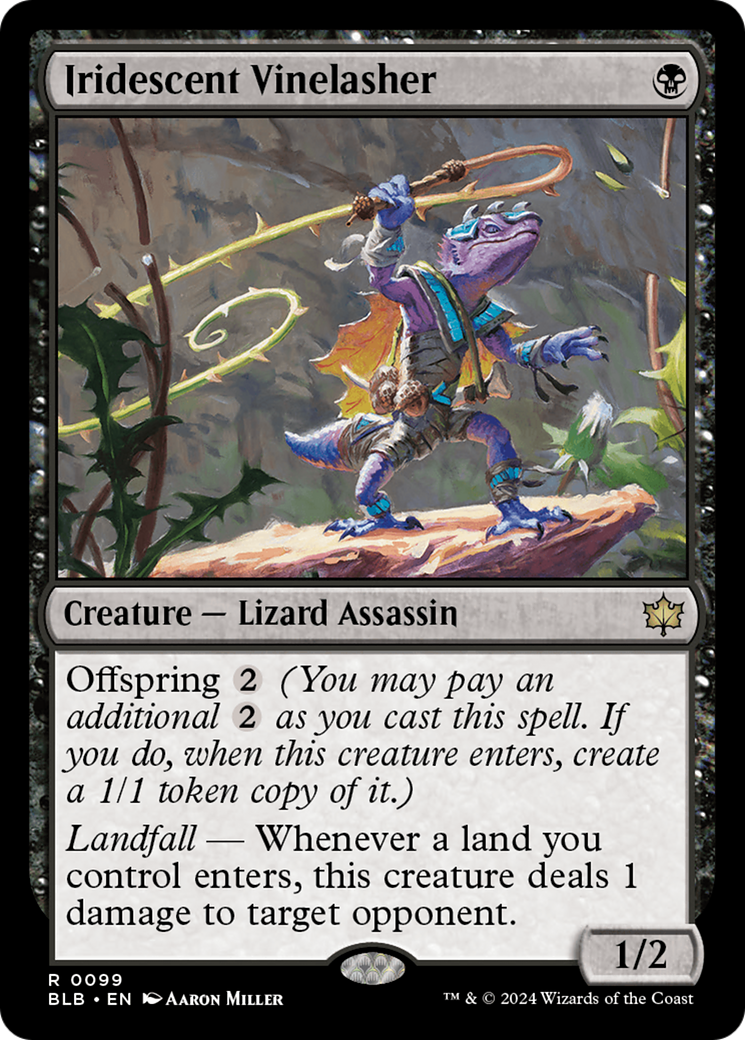 Iridescent Vinelasher [Bloomburrow] | Card Merchant Takapuna