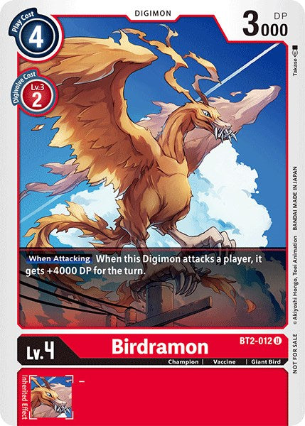 Birdramon [BT2-012] (Official Tournament Pack Vol.3) [Release Special Booster Promos] | Card Merchant Takapuna