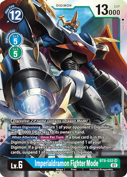 Imperialdramon Fighter Mode [BT8-032] [New Awakening] | Card Merchant Takapuna