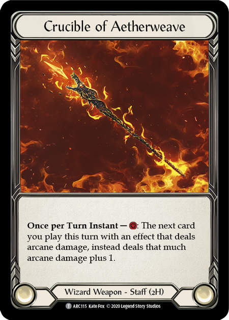 Crucible of Aetherweave // Dash, Inventor Extraordinaire [U-ARC115 // U-ARC001] (Arcane Rising Unlimited) | Card Merchant Takapuna