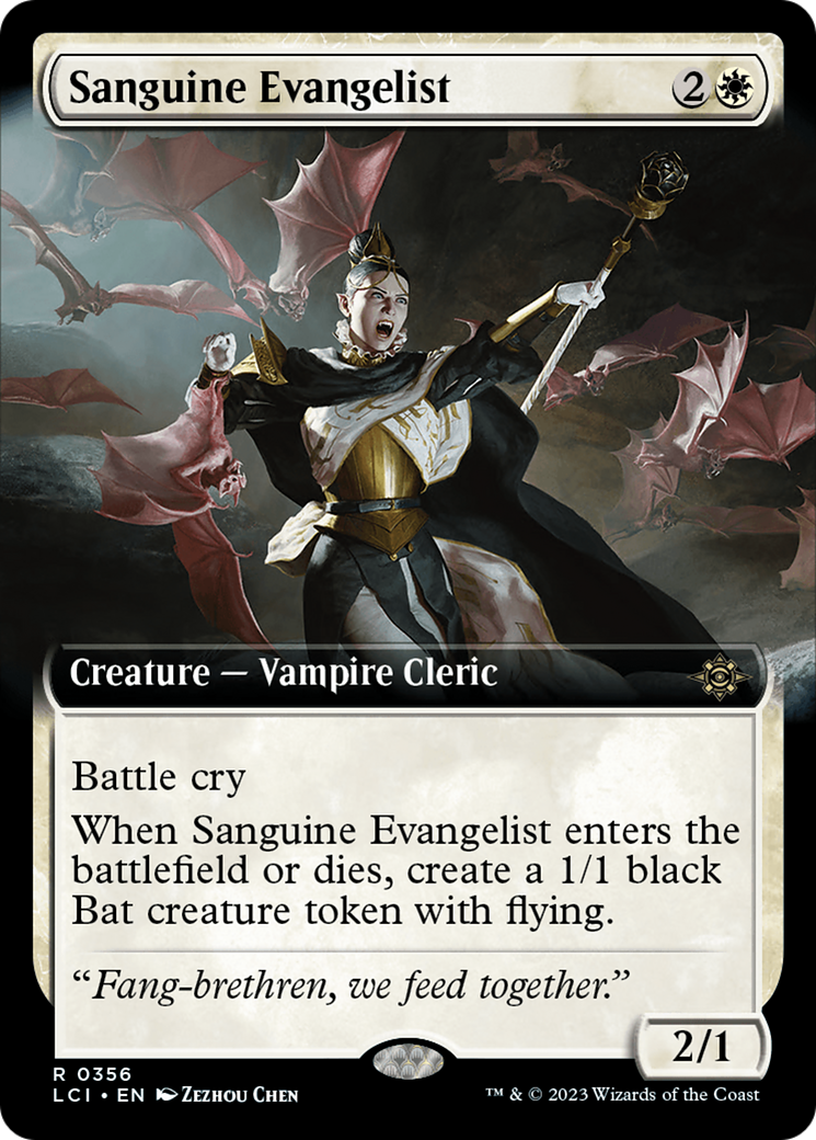 Sanguine Evangelist (Extended Art) [The Lost Caverns of Ixalan] | Card Merchant Takapuna