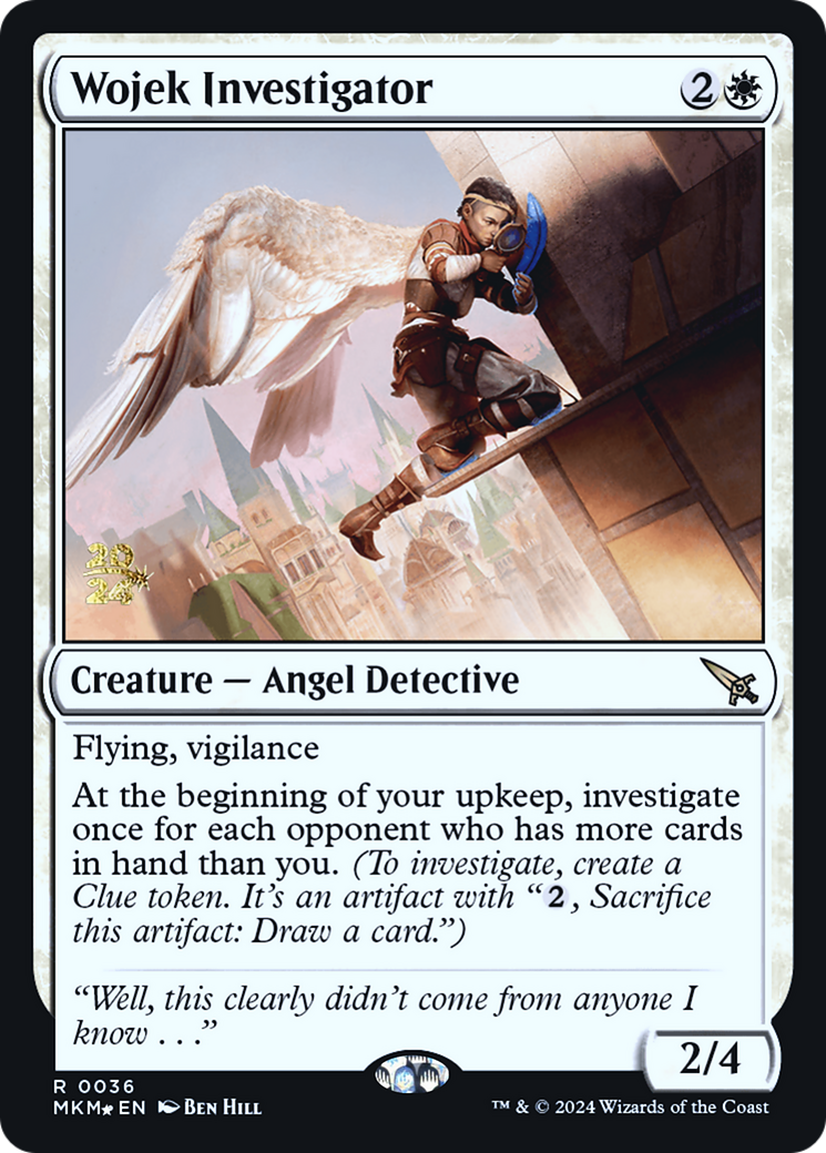 Wojek Investigator [Murders at Karlov Manor Prerelease Promos] | Card Merchant Takapuna