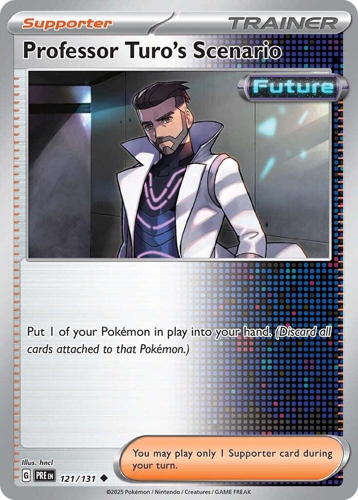 Professor Turo's Scenario (121/131) [Scarlet & Violet: Prismatic Evolutions] | Card Merchant Takapuna