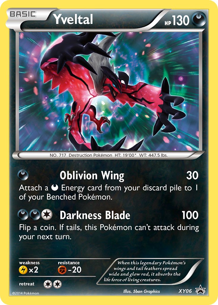 Yveltal (XY06) [XY: Black Star Promos] | Card Merchant Takapuna