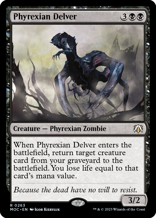 Phyrexian Delver [March of the Machine Commander] | Card Merchant Takapuna