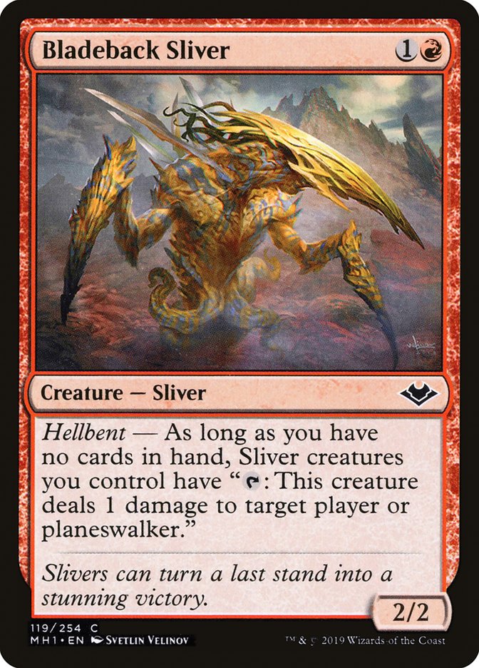 Bladeback Sliver [Modern Horizons] | Card Merchant Takapuna