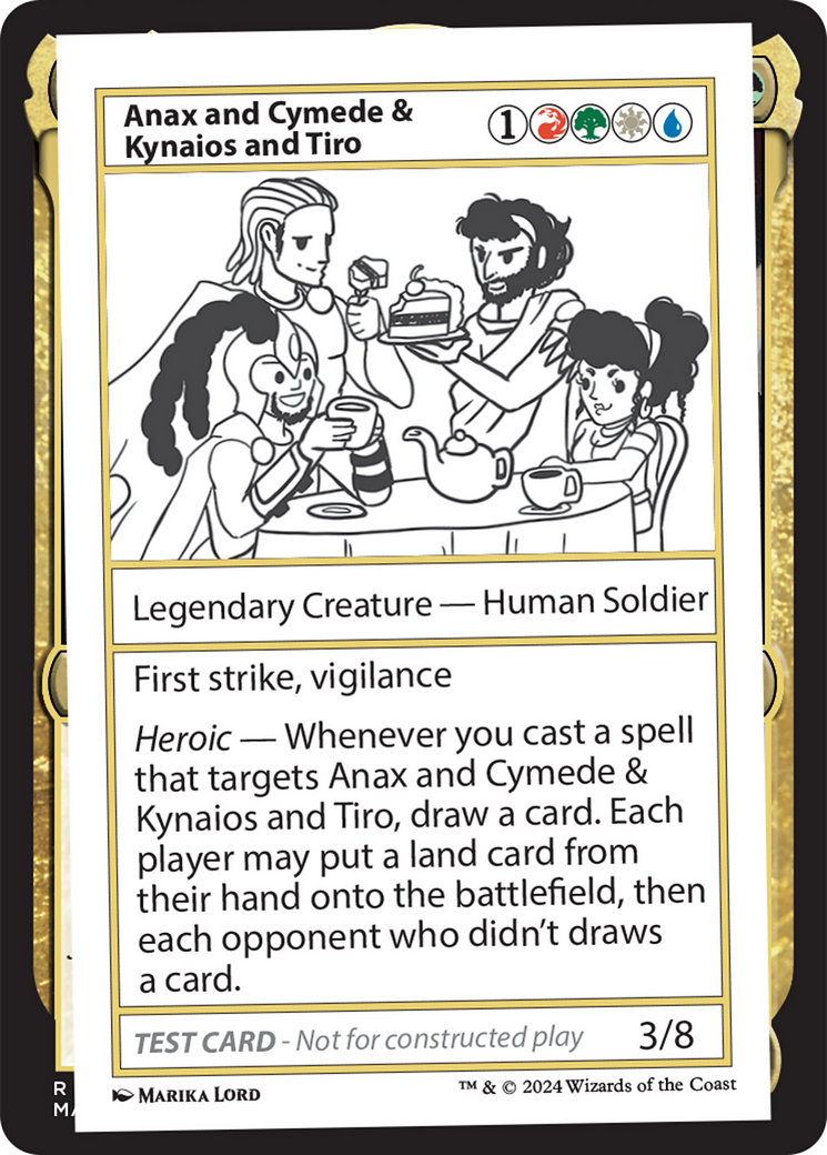 Anax and Cymede & Kynaios and Tiro [Mystery Booster 2 Playtest Cards] | Card Merchant Takapuna