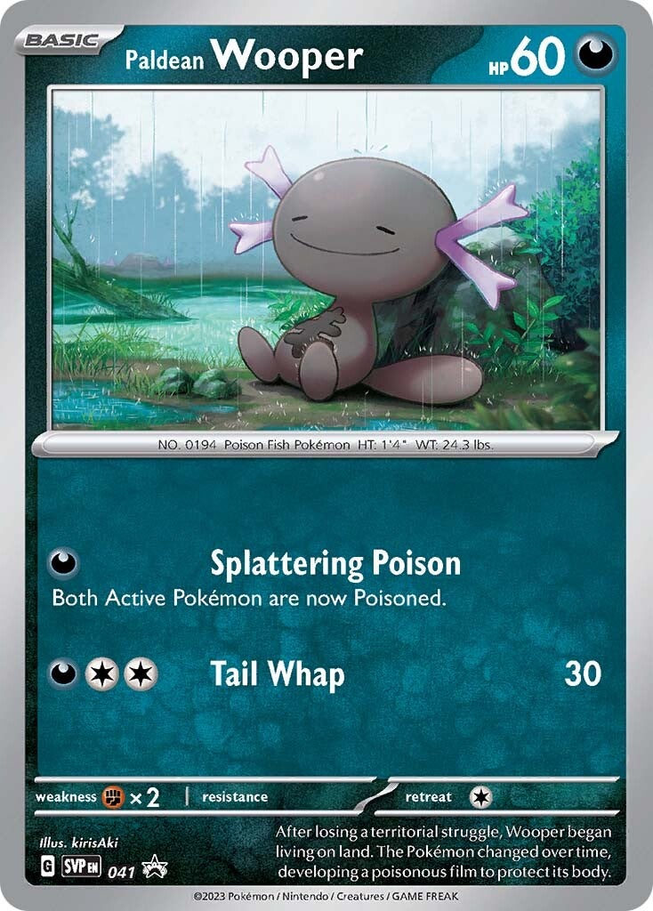 Paldean Wooper (041) [Scarlet & Violet: Black Star Promos] | Card Merchant Takapuna