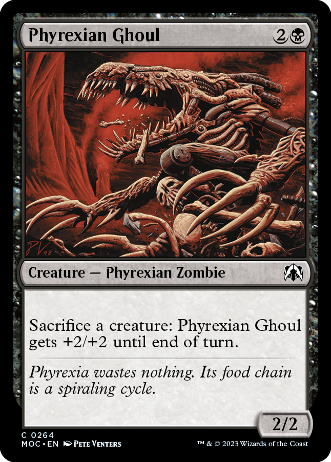 Phyrexian Ghoul [March of the Machine Commander] | Card Merchant Takapuna