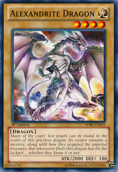 Alexandrite Dragon [SDBE-EN003] Common | Card Merchant Takapuna