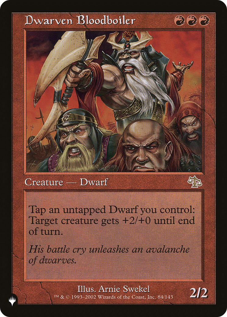 Dwarven Bloodboiler [The List] | Card Merchant Takapuna