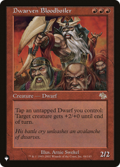 Dwarven Bloodboiler [The List] | Card Merchant Takapuna