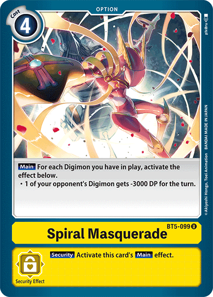 Spiral Masquerade [BT5-099] [Battle of Omni] | Card Merchant Takapuna