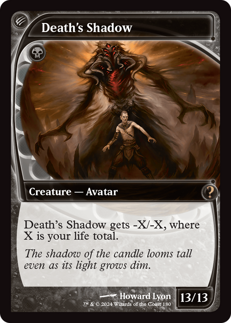 Death's Shadow (Future Sight) [Mystery Booster 2] | Card Merchant Takapuna