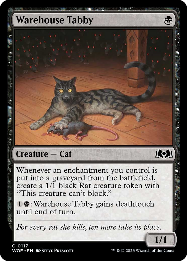 Warehouse Tabby [Wilds of Eldraine] | Card Merchant Takapuna