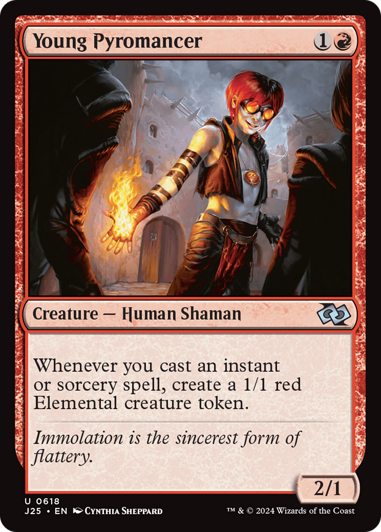 Young Pyromancer [Foundations Jumpstart] | Card Merchant Takapuna