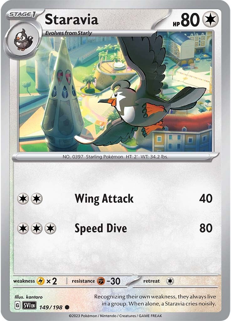 Staravia (149/198) [Scarlet & Violet: Base Set] | Card Merchant Takapuna