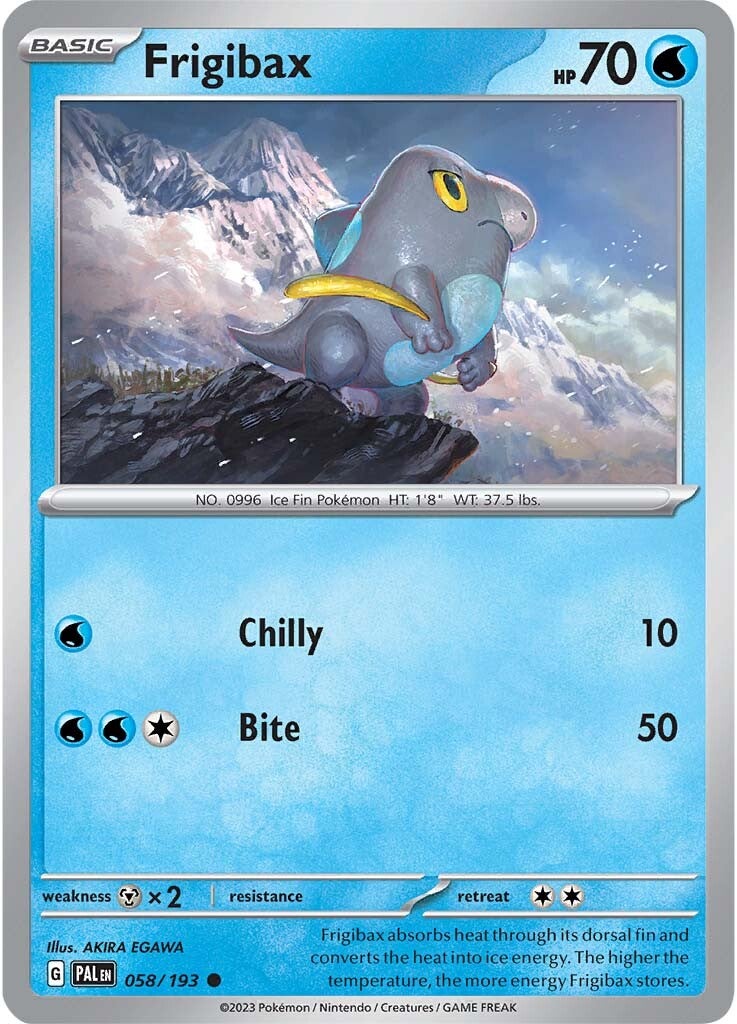 Frigibax (058/193) [Scarlet & Violet: Paldea Evolved] | Card Merchant Takapuna