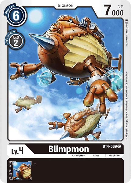 Blimpmon [BT4-069] [Great Legend] | Card Merchant Takapuna