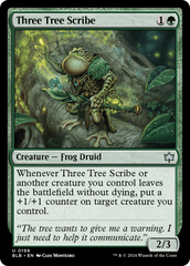 Three Tree Scribe [Bloomburrow] | Card Merchant Takapuna