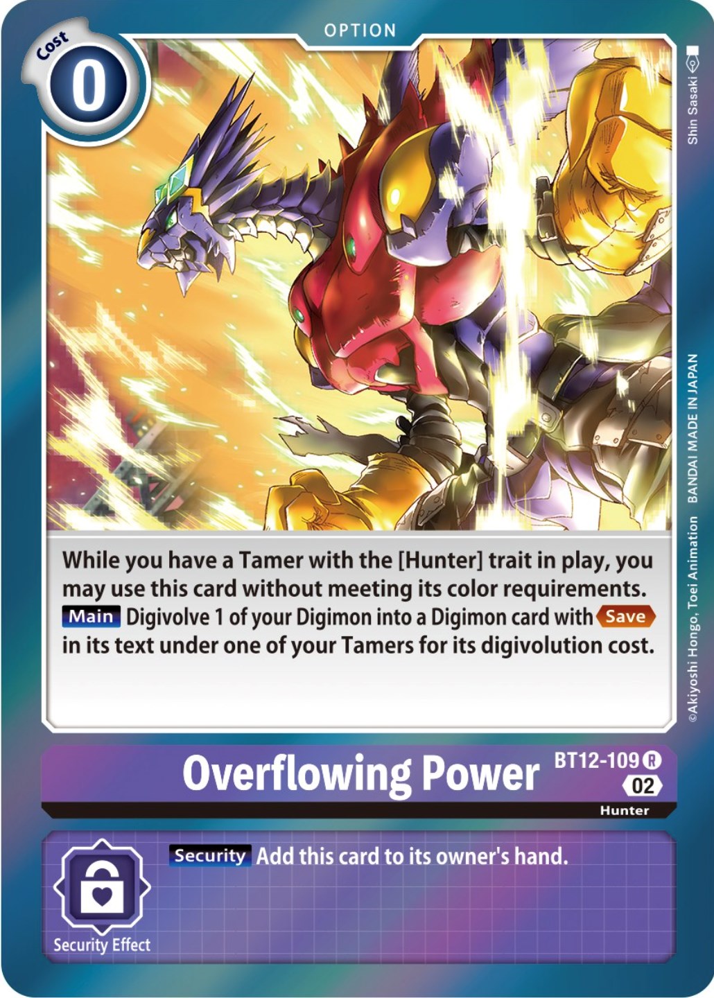 Overflowing Power [BT12-109] [Across Time] | Card Merchant Takapuna