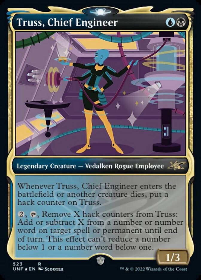 Truss, Chief Engineer (Showcase) (Galaxy Foil) [Unfinity] | Card Merchant Takapuna