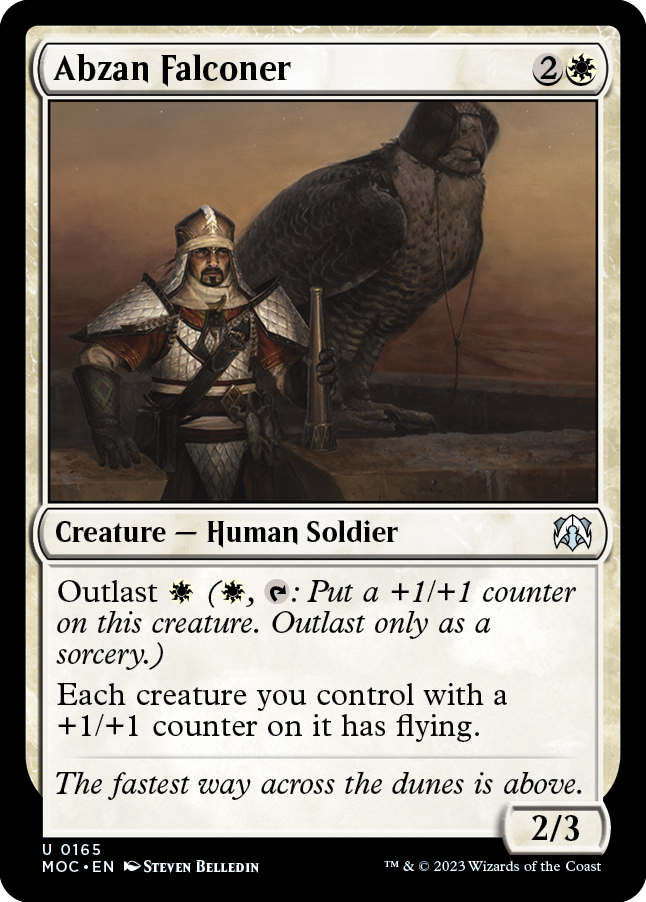 Abzan Falconer [March of the Machine Commander] | Card Merchant Takapuna