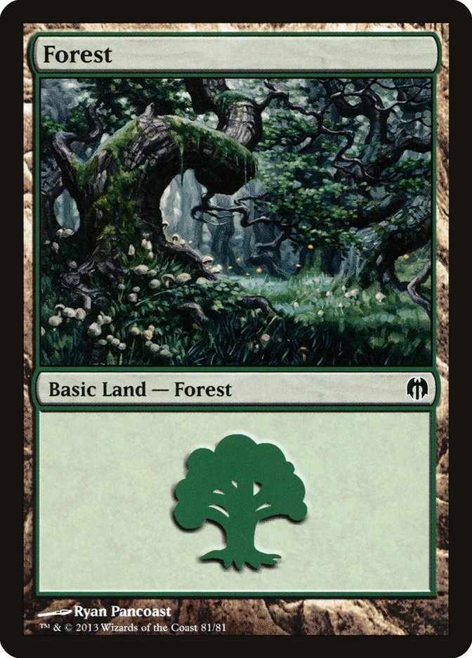 Forest (81) [Duel Decks: Heroes vs. Monsters] | Card Merchant Takapuna