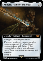 Anduril, Flame of the West (Extended Art) (Surge Foil) [The Lord of the Rings: Tales of Middle-Earth] | Card Merchant Takapuna