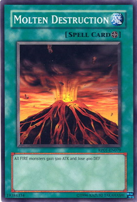 Molten Destruction [RP01-EN079] Common | Card Merchant Takapuna