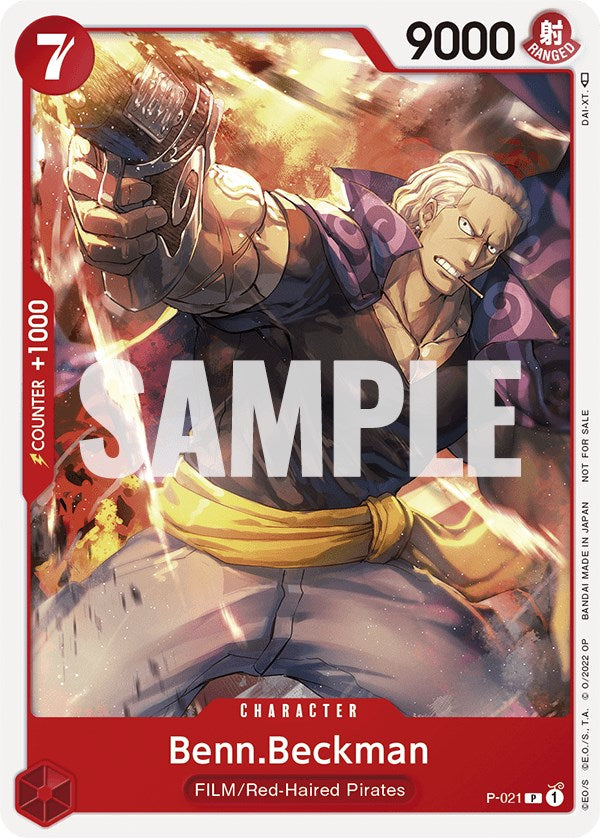 Benn.Beckman (One Piece Film Red) [One Piece Promotion Cards] | Card Merchant Takapuna