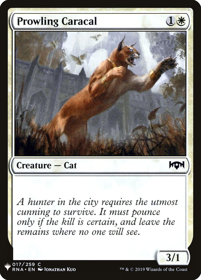 Prowling Caracal [Mystery Booster] | Card Merchant Takapuna