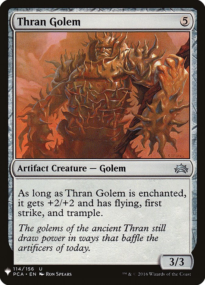 Thran Golem [Mystery Booster] | Card Merchant Takapuna