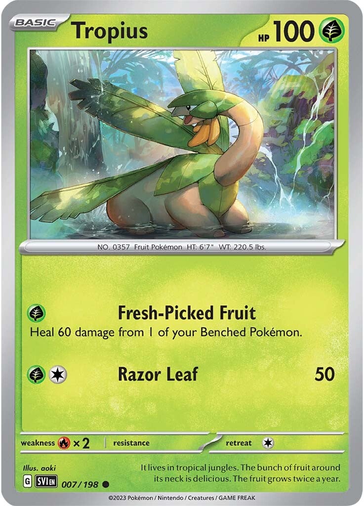 Tropius (007/198) [Scarlet & Violet: Base Set] | Card Merchant Takapuna