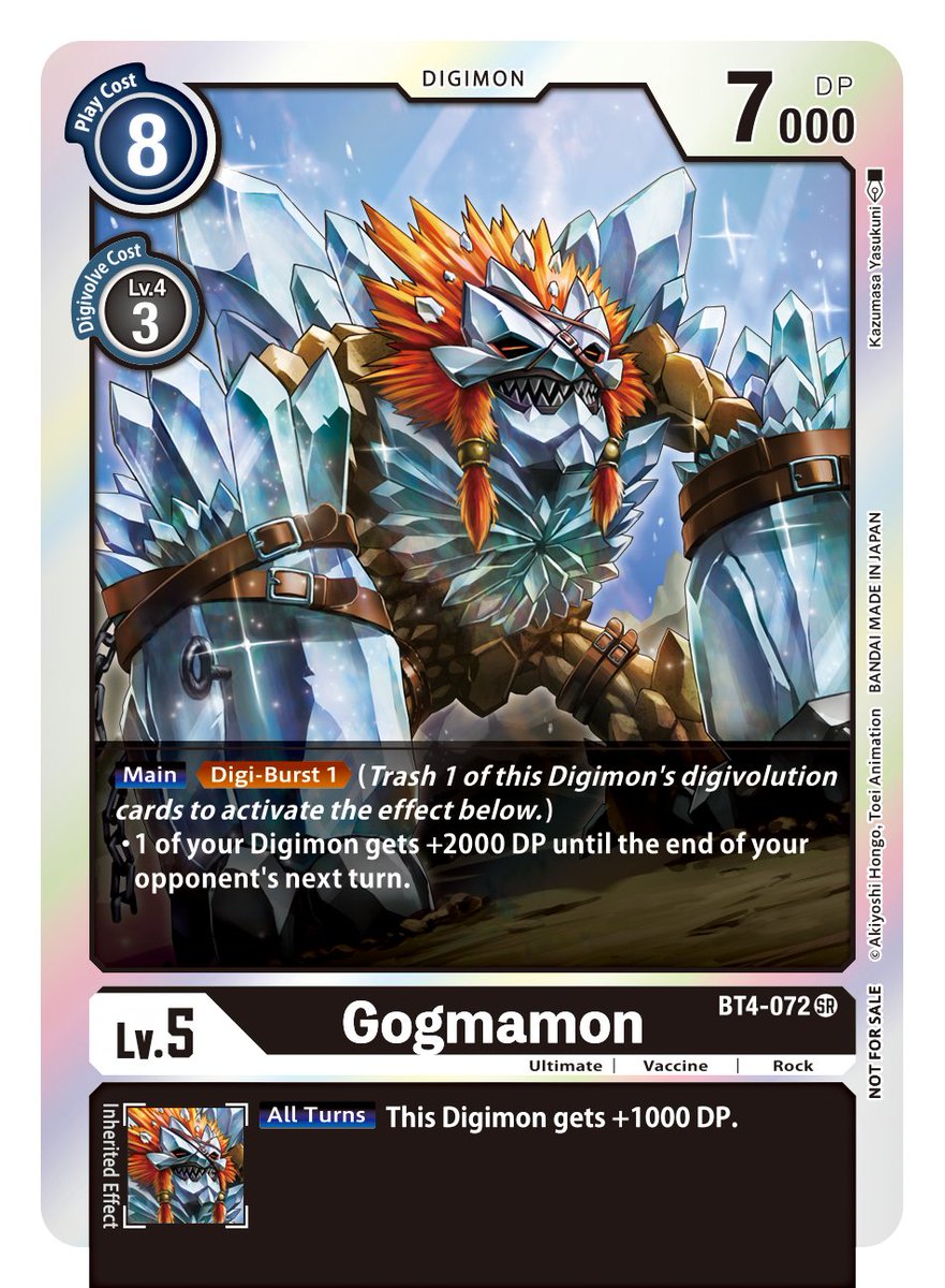 Gogmamon [BT4-072] (Event Pack 2) [Great Legend] | Card Merchant Takapuna