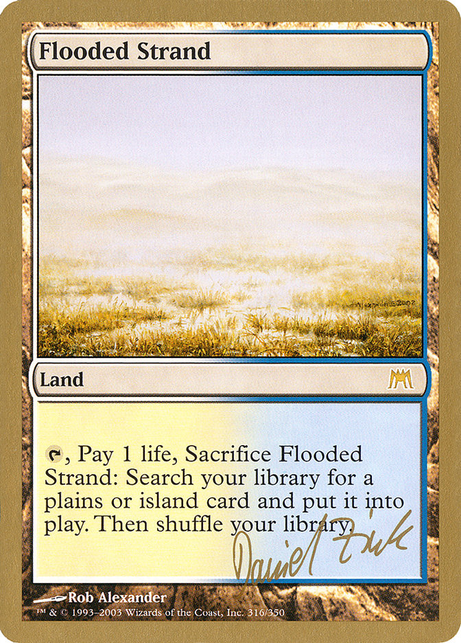 Flooded Strand (Daniel Zink) [World Championship Decks 2003] | Card Merchant Takapuna