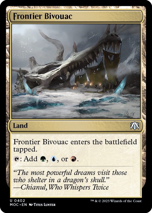 Frontier Bivouac [March of the Machine Commander] | Card Merchant Takapuna