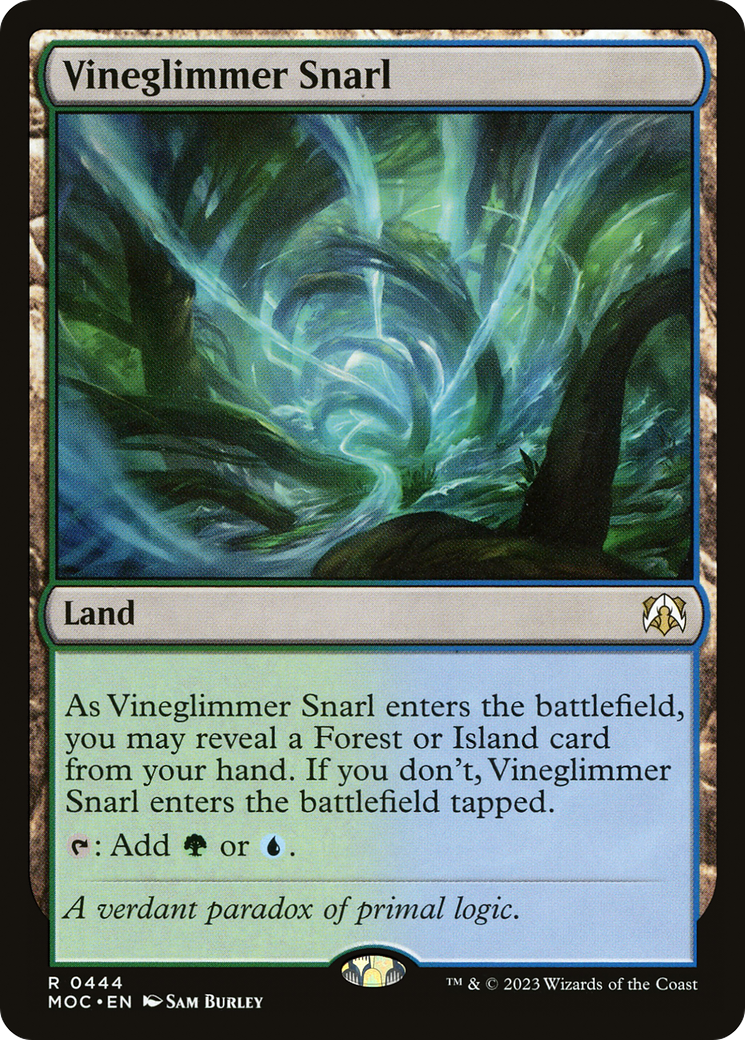 Vineglimmer Snarl [March of the Machine Commander] | Card Merchant Takapuna