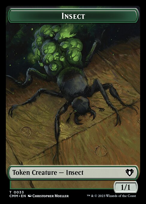 Eldrazi Spawn // Insect Double-Sided Token [Commander Masters Tokens] | Card Merchant Takapuna