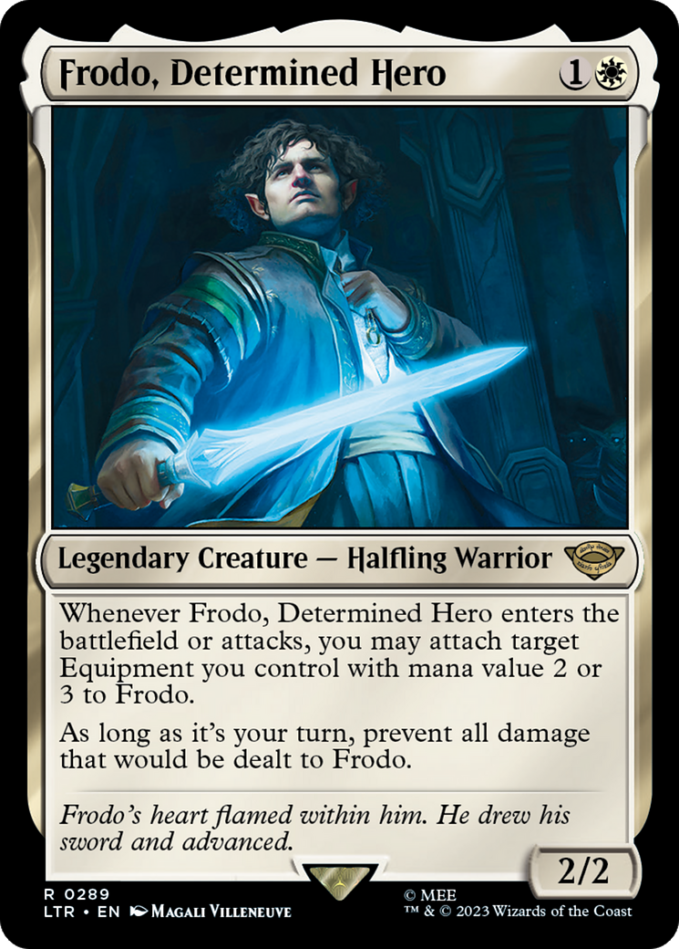 Frodo, Determined Hero [The Lord of the Rings: Tales of Middle-Earth] | Card Merchant Takapuna