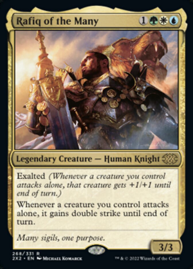 Rafiq of the Many [Double Masters 2022] | Card Merchant Takapuna