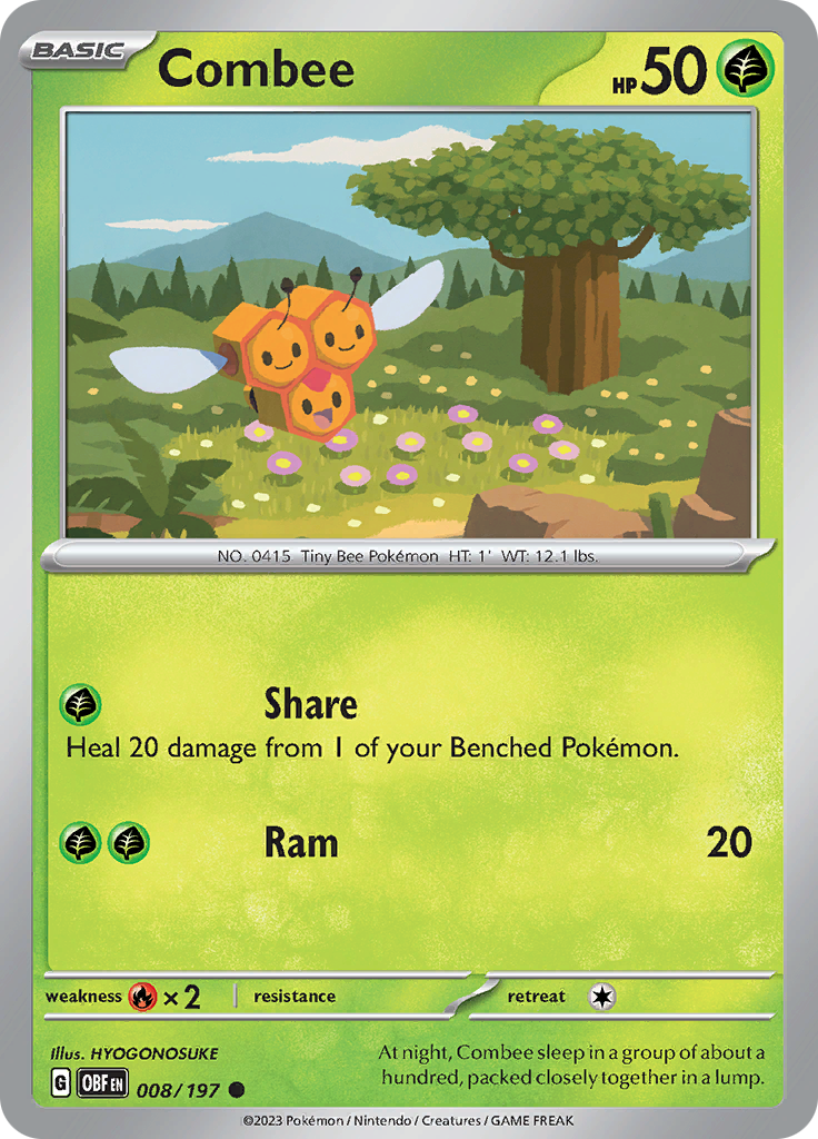 Combee (008/197) [Scarlet & Violet: Obsidian Flames] | Card Merchant Takapuna