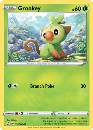 Grookey (SWSH001) [Sword & Shield: Black Star Promos] | Card Merchant Takapuna