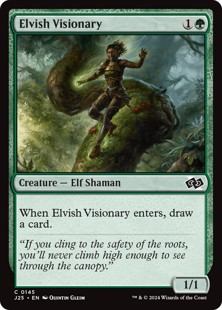 Elvish Visionary [Foundations Jumpstart] | Card Merchant Takapuna