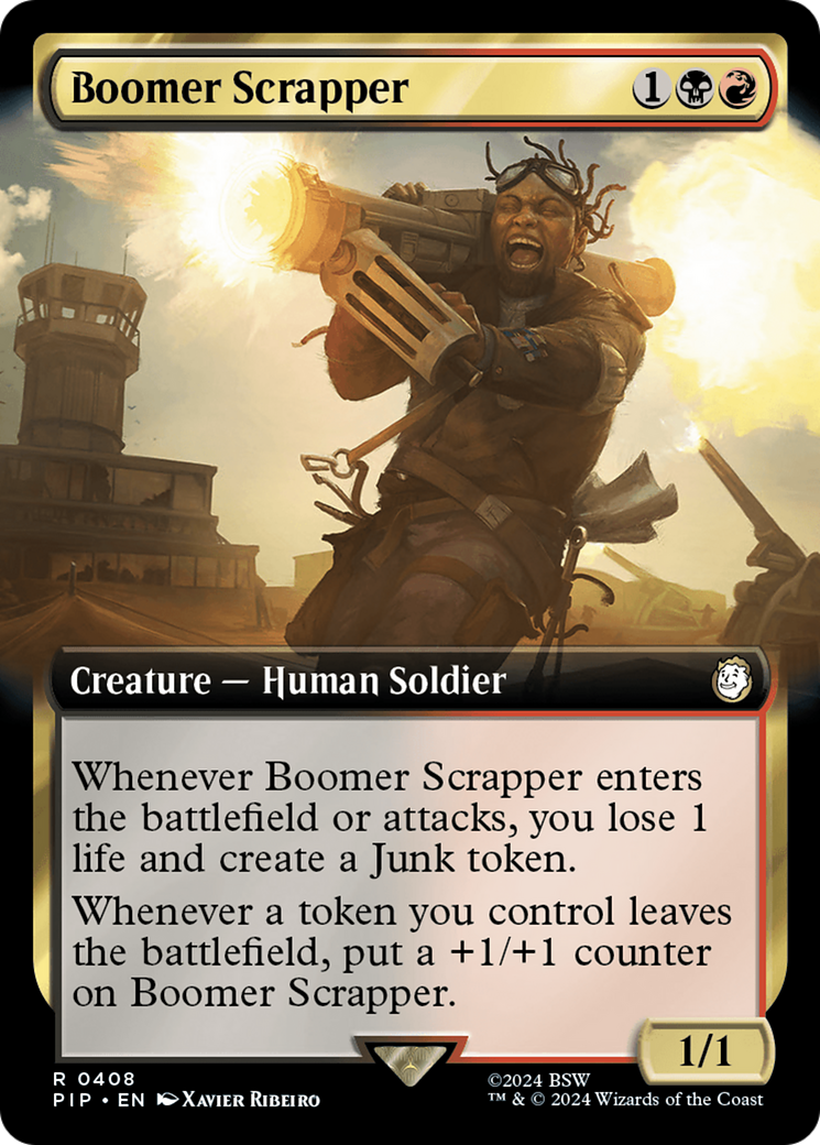 Boomer Scrapper (Extended Art) [Fallout] | Card Merchant Takapuna